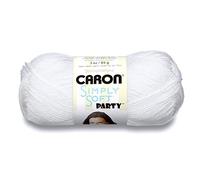 Caron Simply Soft Party Yarn- 85g- Snow Sparkle