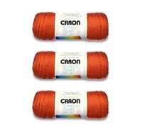 Caron Simply Soft Pumpkin Yarn - 3 Pack of 170g/6oz - Acrylic - 4 Medium (Worsted) - 315 Yards - Knitting/Crochet