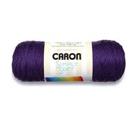 Caron Simply Soft Solids Yarn - Purple, Medium Worsted Weight, 6 oz, 315 yds, Acrylic
