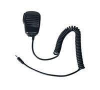 Caroo Handheld Speaker Mic 1 Pin 2.5mm Shoulder Microphone with Reinforced Cable Compatible with Cobra Walkie Talkie Two Way Radio Accessories