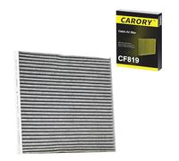 CARORY Cabin Air Filter w/Activated Carbon for Select 2010-2021 Chevy, GMC, Hyundai, Kia Models - Captiva Sport, Equinox, Terrain, Azera, Santa Fe (Sport, XL), Sonata, Cadenza, Optima, Sedona