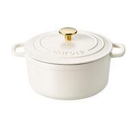 CAROTE 7QT Enameled Cast Iron Dutch Oven Pot with Lid, Heavy-Duty Dutch Ovens for Sourdough Bread Baking, Braising, Stews, Roasting, Healthy & Non-Toxic, Dual Handles, All Stovetop Compatible, Oven