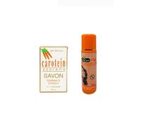Carotein Supreme Skin Toning & Exfoliating Carrot Soap 200g with Chear Carrot Lite+ Lightening Glycerin 120ml