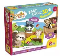 Carotina Baby Logic 3D zwierzęta 92536 LISCIANI