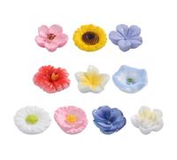carotoe 10Pcs Life Like Floating Flower Bees Drinking Cup Watering Station for Enhancing Your Garden Pond Aquarium Landscape Floating Flower Decoration