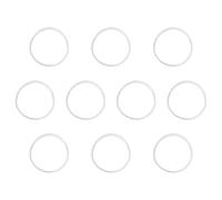 carotoe 10Pcs Water Bottle Gaskets Silicone Cup Lid Seals Replacement Sealing for Tumblers Mugs Accessory O Shape Resealable