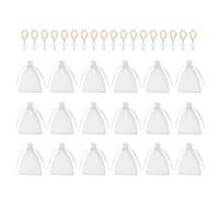 carotoe 18Pcs Wood Rosary Beads Bracelets Crosses Pendants with Mesh Bag Catholic Baptisms Gift Great for Religious Ritual Religious Crosses Bracelets