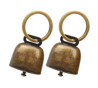 carotoe 2pack Luxurious Collar Bells Pet Trackers Training Bells Noise Maker for Small Media Large Pet Cats Collar Charm