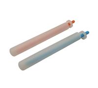 carotoe 2pcs Innovative Ice Straw Maker Practical Ice Tube Making Mold Kitchen Supplies Straw For Craft Enthusiasts Safe Drinkware