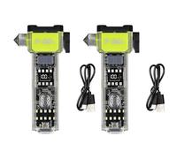 carotoe 2PCS Portable Flashlight with Window Breaker Function for Situation Travel Save Light