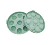 carotoe 3D Rose Ice Molds Peach Shape Ice Cubes Tray Easy to Release Suitable for Whiskeys Cocktails Peach Shape Cubes Trays