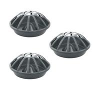 carotoe 3PCS Poultry Feeder 12 Hole Design Spillprevent Feeding Tray for Chicken Ducks Geese Prevents Food Waste and Messprevent Poultry Feeding Solution for Farm
