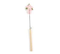 carotoe 40cm Cats Teaser Toy with Cute Pattern Interactive Stick Toy for Cats Kitten Wire Chaseing Funny Pet Training Tools Wand Replacement Wand for Indoor with