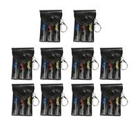 carotoe 5 Set / 10 Set Essential Tool Small Screwdriver Keychain Tools Perfect for Eyeglasses Watches and Electronics Repairing Tiny Screwdriver Keychain