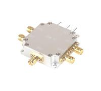 carotoe 50 Ohm SMA Power Divider for Source Splitting, 1 to 4 Distribution Module, 10MHz to 3GHz, 1W Input, Compact Metal Body for Lab Use