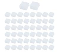 carotoe 50Pcs Sports Whitsle Cushioned Mouth Grip Clear Whistles Mouth Covers Coaches Whistles Mouth Guard Sports Whistles Protctor For Referee Outdoor