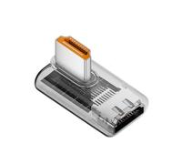 carotoe 90-Degree Adapter 8K60Hz 4K120Hz Right Angled Coupler for PC Projector ABS Housing 8 Styles HDTV Female to Male Adapters