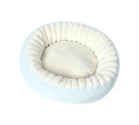 carotoe Anti Slip Bed for Indoor Cats, Reversible Round with Raised Sides and Double Sided Fabric for Daily Rest Reversible Bed Round Indoor Double Sided Ice Silk Plush Raised Side