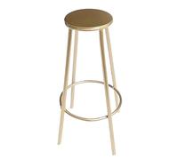 carotoe Artistic Iron Wrought Tall Stool Model Figure for 1: 12 Scale Doll House Sand Model Miniature Room Scene Arrangement Doll House Furniture High Stool
