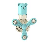 carotoe Automatic Pet Slow Feeder Sticks on Wall Treat Dispenser Cats Dogs Toy Increases Interactive 360° Rotatable Fan Leaking Toy Food Dispenser Interactive Puzzle for Indoor Cats Treats Food