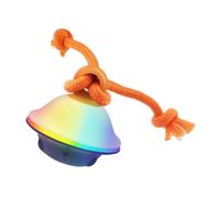 carotoe Automatic Rolling Dog Toy Ball with Adjustable Movement Tug Rope Chasing Ball Toy for Energy Release Boredom Dog Entertaining Auto Moving Chasing
