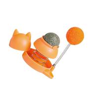 carotoe Bouncy Spring Puss Plaything with Organic Herbal Scent Low Maintenance Cleaning Design Washable Toy