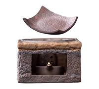 carotoe Ceramic Tea Stove Set Aromatherapys Essential Oil Burners Waxes Melt Warmer Tealight Holder Meditations Relaxation Tealight Holder