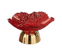 carotoe Contemporary Raised Fruit Food Grade Candy Tray with Metal Accent and Multiple Type Optional High Foot Fruit Tray