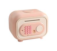 carotoe Creative Financial Teaching Tool with Multiple Access Choices Including Number Combination and Biometric Scanner for School Students ABS Children ' s Money Jar