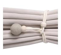 carotoe Curtain Tiebacks Rope 2pcs, Decorative Curtain Holdbacks Hook for Home Outdoor Bedroom Decorative Curtains Holders Braided Tiebacks for Drapes