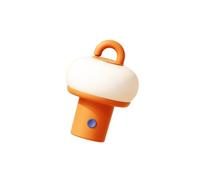 carotoe Decorative Round LED Lamp with 500mAh Battery and Hook Portable Desk Lamp Reading Light Perfect for Gift or Home Use Old Fashion Bedside