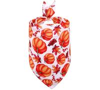 carotoe Dog Bandana Triangular Bibs Collar Scarfs Kerchief Pet Thanksgiving Neckerchief Accessories Triangle Scarf Supplies Pet Bandana