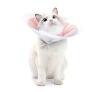 carotoe Dog Cone Collar After for Wound Easy to Eat and Drink Biting & Breathable Collar Soft Cone for Dogs