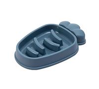 carotoe Dog Slow Feeder Bowl Carrot Shaped Anti-Gulping Pet Slower Food Feeding Interactive Bloat Stop Dog Bowls Non Slip Slow Feeder Bowl Small Puppy Bowls Small Breed Wet Food Fun Shape Pet