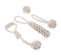 carotoe Dog Teeth Grinding Supplies Puppy Behavior Training For Aggressive Chewers Cotton Made Knot