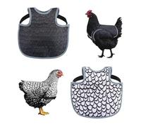 carotoe Double Poultry Garments Weather Resistant Design Comfortable Fit for External Poultry Raising Needs Hen Apron Set