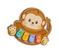 carotoe Early Education Piano with 0-3 Year Safe Design ABS Multisensory Music Modes Hand Eye Coordination Training Tool Toy Piano for Babies