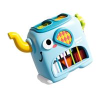 carotoe Elephant Themed Shape Recognition Toy Helping Children Improve Hand Eye Coordination Elephant Shape Sorting Toy