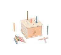 carotoe Geometric Color Shape Classification Educational Wooden Stick for Kids Recognition Learning Activity Wooden Sorter Toy for Geometric Color Learning