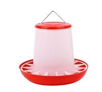 carotoe Hanging Poultry Food Container Chick Feeder Waterer Kits for Ducks, Quails Pigeons Chicken Food Feeding Supplies Hanging Poultry Containers Chick Water Dispenser Outdoor Containers