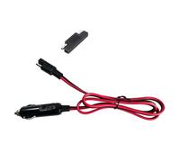 carotoe Heated Seat Power Cord Vehicle Outlet SAE Connector 12-24 14 AWG 1M with LED Window 15A Spec for Motorcycle Inflator Compressor Trips
