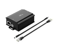 carotoe Highly Power Industrial 48V to 36V 2A Protocols Gigabit POE Converters Security Camera POE Splitter for Networking Camera and Access Point Protocols