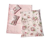carotoe Interactive Doll House Bedding Set With Removable Sheet Quilt Pillow For Kids Educational Play Miniature Scene Display Doll House Bedding