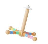 carotoe Interactively Parrots Rotating Windmill Toy Rotating Dispenser Parrots Wheel Toy for Mental Entertainment Foraging for Lovebirds