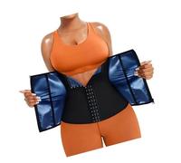 carotoe Layer Sweat Waist Trainer Waistband with Secure for Exercise Running Ease Net Ventilation Waist Cincher