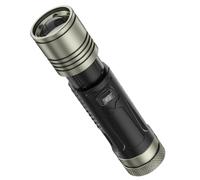 carotoe LED Work Light Practical Flashlight with Digital Display and Type C Port Aluminum Alloy Texture for Camping Hiking Strong Flashlight