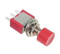 carotoe Momentary Push Button Switches PS102 3Pin 6Pin Atomatic Reset 2A250VAC 5A120VAC for Electronics Appliances Auto Reset Push Button