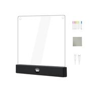 carotoe Multicolor Illuminated Art Tablet for Kids Including Easy Wipe Clean Panel and USB Cable Educational Toy for Kids