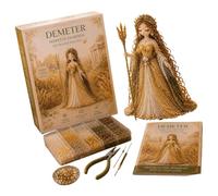 carotoe Mythology Themed Doll Building Set Ages 12+ Makes 1 Display Figure with Tools Guided Instructions and Bead Assembly