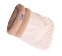 carotoe Pet Bed Fleece Warm Blanket Soft Cave Easy Wrap for Small Puppy Furry Nest Pet Bed Gray/White/Brown Color Warm Blanket Blankets for Indoor Cats